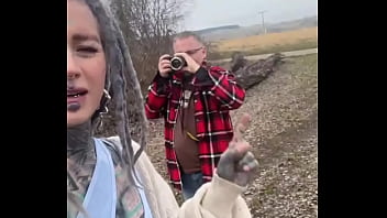 Behind the scenes from my shooting with rene nordmann it was super cold but we made some pictures can you spot them