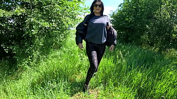 Hot outdoor blowjob and cum play with a down jacket 269 preview