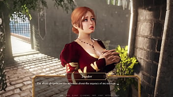 I fucked the queen and saw the hot warrior fingering herself