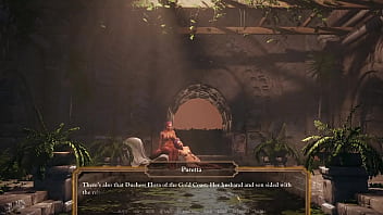 I fucked the queen and saw the hot warrior fingering herself