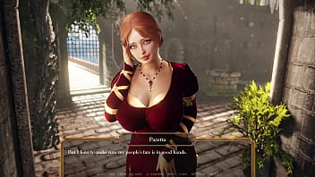 I fucked the queen and saw the hot warrior fingering herself