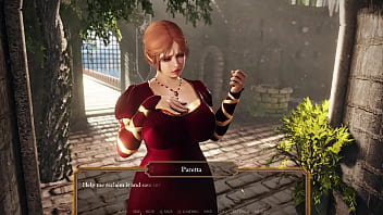 I fucked the queen and saw the hot warrior fingering herself