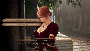 I fucked the queen and saw the hot warrior fingering herself