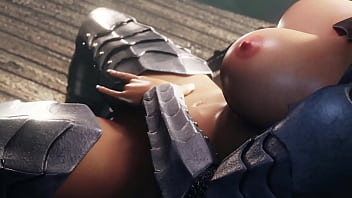 I fucked the queen and saw the hot warrior fingering herself