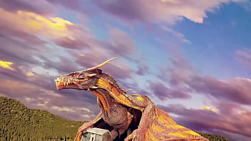 I fucked the queen and saw the hot warrior fingering herself