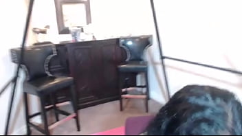 Maxine x takes that long dildo inside her oriental pussy slit