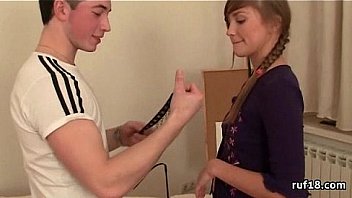 Super fine amateur teen gets hard sex