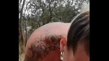 Very hot blonde wants to suck my cock and fuck me in the forest