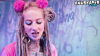 Tattoo slut solo dp with toys anal masturbation & atm