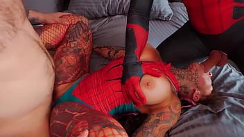 Huge booty spider girl gets hard rough dp after comic convention mandi cat alfie steve rickz