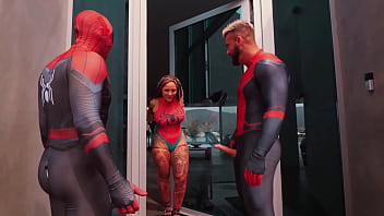Huge booty spider girl gets hard rough dp after comic convention mandi cat alfie steve rickz