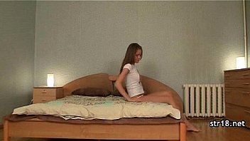 Horny teen gets vaginal penetration