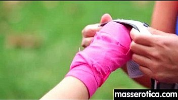 Young girl has session with horny lesbian 17