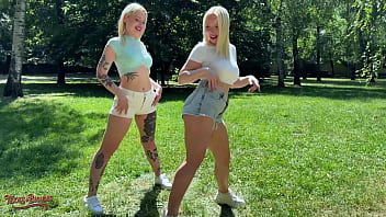 Mr texas has a huge b day gift to blondes greta foss & vera jarw Mr texas has a huge b day gift to blondes greta foss & vera jarw