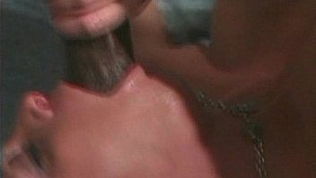 Blonde gagging big dick