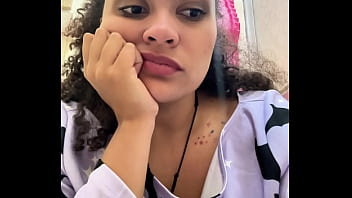 Gassy milk intolerant girl on the toilet and farting