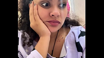 Gassy milk intolerant girl on the toilet and farting