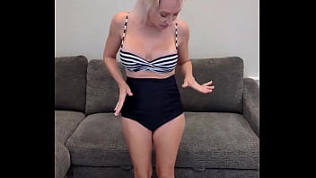 Retro bikini and white toes