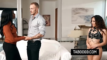 Femdom taches shy black wife how to have a threesome with her husband