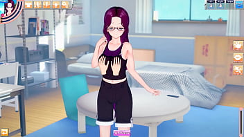 Koikatsu anime girl bangs hentai guy