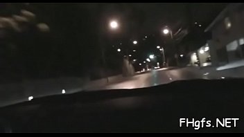 Lustful cutie fucks on camera