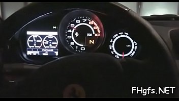 Lustful cutie fucks on camera