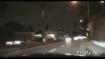 Lustful cutie fucks on camera