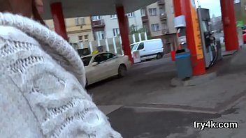 Sweet cutie blows penis in pov and gets soft vagina nailed