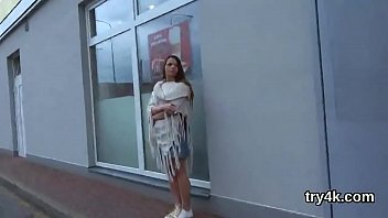 Sweet cutie blows penis in pov and gets soft vagina nailed