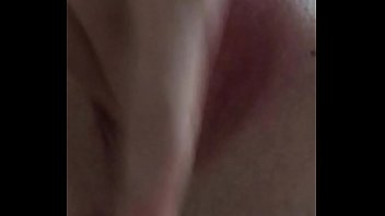 Amateur with tight pussy masterbates hard to cum