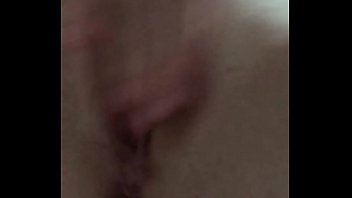 Amateur with tight pussy masterbates hard to cum