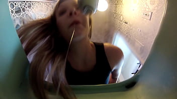 Melissa jacobs watches her vibrator slip in and out of celeste star's pussy