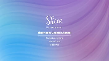 Chantal squirt with her new sex toy