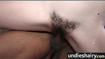 Naughty babe gets hairy twat fingered before harsh drilling 28