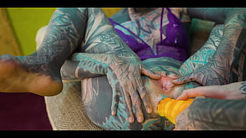 Tattooed sluts rear entry two girls one hard dick