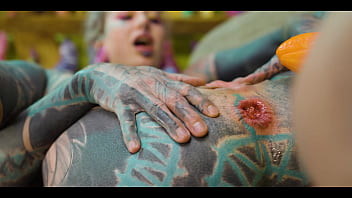 Tattooed sluts rear entry two girls one hard dick