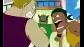 Luffy gostoso e punheta