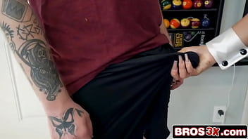 Neighbor's big surprise for big booty latina in sexy costume