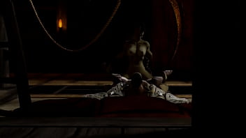 Jax x sheeva break from fighting