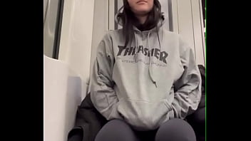 Raw the thrill of edging myself in public an addictive feeling the thought of being caught for being a slut and