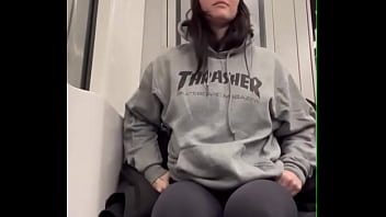 Raw the thrill of edging myself in public an addictive feeling the thought of being caught for being a slut and