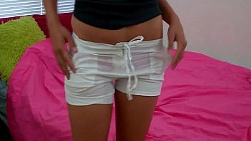 Horny cute blonde teen homemade pussy dildo fucking