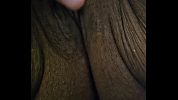Bf plays with girlfriends older black pussy