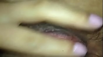 My asian girlfriend playing with her pussy