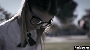 Sexy babe swallowed huge penis