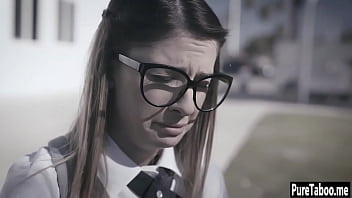 Sexy babe swallowed huge penis