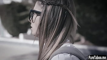 Sexy babe swallowed huge penis