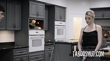 Petite blonde maid fucked by her boss