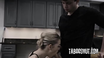 Petite blonde maid fucked by her boss