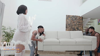 First Tap For The Sexy Brazilian Eva Perez She Gets Fucked By Four Big Studs With Dap Dp Tp And Lots Of Pee Drinking thumbnail